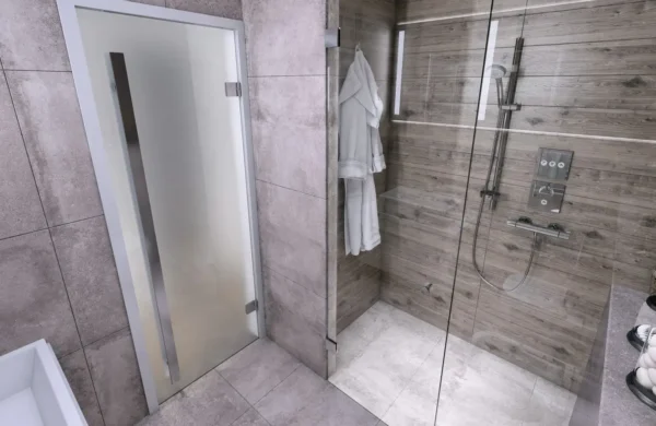 Szklane ścianki prysznicowe